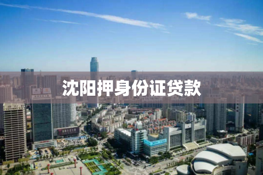 沈阳押身份证贷款 沈阳押身份证贷款