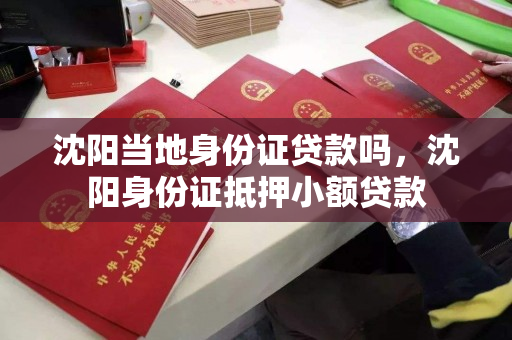 沈阳当地身份证贷款吗,沈阳身份证抵押小额贷款 沈阳当地身份证贷款吗,沈阳身份证抵押小额贷款