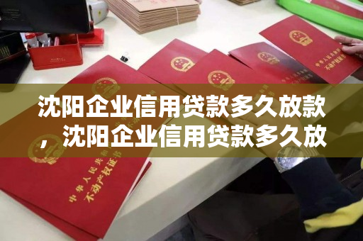 沈阳企业信用贷款多久放款，沈阳企业信用贷款多久放款下来
