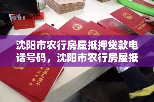沈阳市农行房屋抵押贷款电话号码，沈阳市农行房屋抵押贷款电话号码是多少