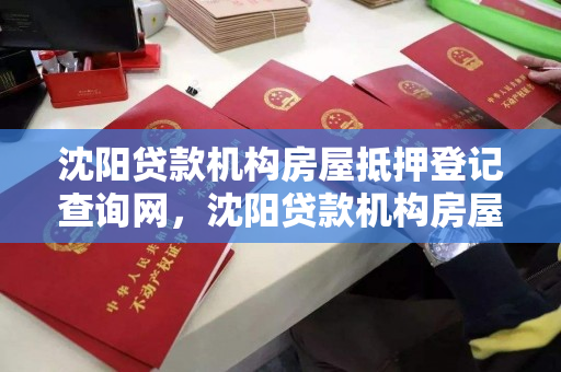 沈阳贷款机构房屋抵押登记查询网，沈阳贷款机构房屋抵押登记查询网站