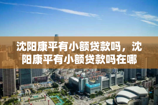 沈阳康平有小额贷款吗,沈阳康平有小额贷款吗在哪 沈阳康平有小额贷款吗,沈阳康平有小额贷款吗在哪