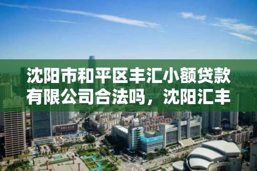 沈阳市和平区丰汇小额贷款有限公司合法吗,沈阳汇丰商贸有限公司 沈阳市和平区丰汇小额贷款有限公司合法吗,沈阳汇丰商贸有限公司