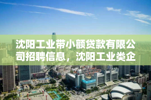 沈阳工业带小额贷款有限公司招聘信息,沈阳工业类企业 沈阳工业带小额贷款有限公司招聘信息,沈阳工业类企业