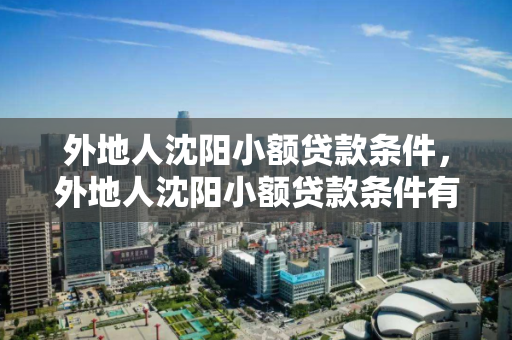 外地人沈阳小额贷款条件，外地人沈阳小额贷款条件有哪些