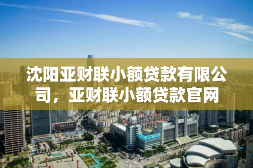 沈阳亚财联小额贷款有限公司,亚财联小额贷款官网 沈阳亚财联小额贷款有限公司,亚财联小额贷款官网