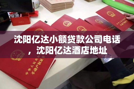 沈阳亿达小额贷款公司电话,沈阳亿达酒店地址 沈阳亿达小额贷款公司电话,沈阳亿达酒店地址