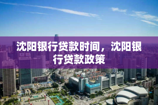 沈阳银行贷款时间，沈阳银行贷款政策