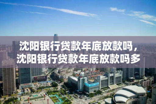 沈阳银行贷款年底放款吗，沈阳银行贷款年底放款吗多久