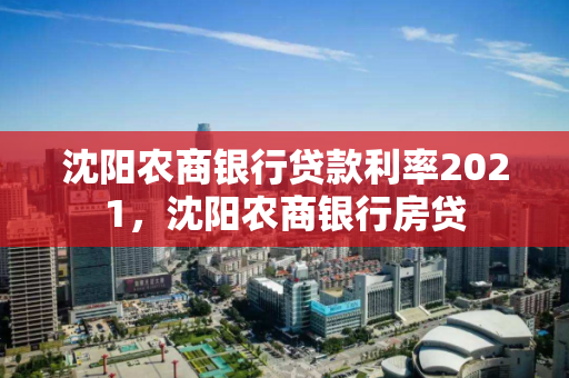 沈阳农商银行贷款利率2021，沈阳农商银行房贷
