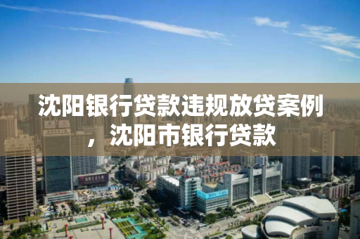 沈阳银行贷款违规放贷案例，沈阳市银行贷款