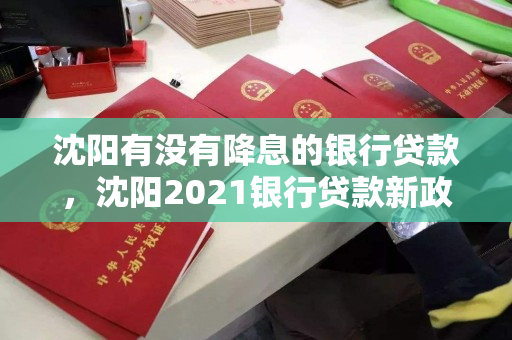 沈阳有没有降息的银行贷款，沈阳2021银行贷款新政