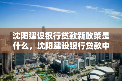 沈阳建设银行贷款新政策是什么，沈阳建设银行贷款中心