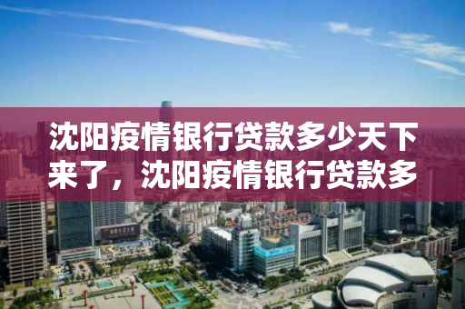 沈阳疫情银行贷款多少天下来了，沈阳疫情银行贷款多少天下来了呀