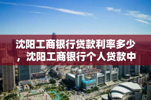 沈阳工商银行贷款利率多少，沈阳工商银行个人贷款中心电话