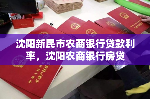 沈阳新民市农商银行贷款利率，沈阳农商银行房贷