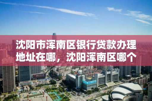 沈阳市浑南区银行贷款办理地址在哪，沈阳浑南区哪个银行能打征信报告