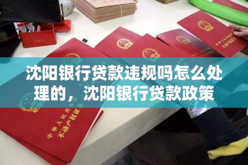 沈阳银行贷款违规吗怎么处理的，沈阳银行贷款政策