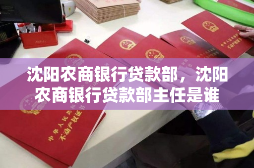 沈阳农商银行贷款部,沈阳农商银行贷款部主任是谁 沈阳农商银行贷款部,沈阳农商银行贷款部主任是谁
