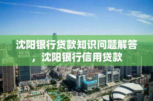 沈阳银行贷款知识问题解答，沈阳银行信用贷款