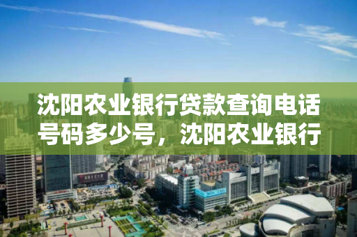 沈阳农业银行贷款查询电话号码多少号，沈阳农业银行总行电话