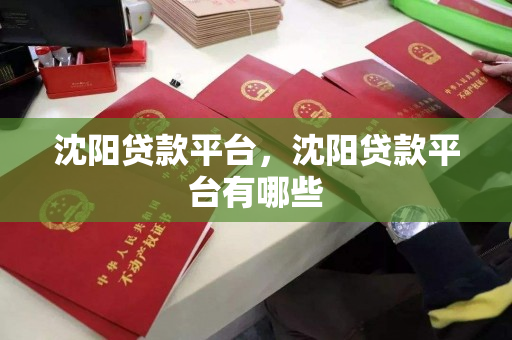 沈阳贷款平台，沈阳贷款平台有哪些