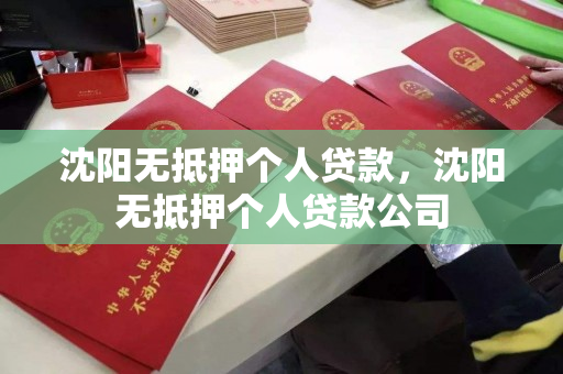 沈阳无抵押个人贷款，沈阳无抵押个人贷款公司