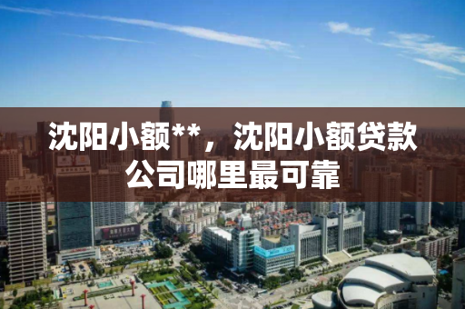 沈阳小额**,沈阳小额贷款公司哪里最可靠 沈阳小额**,沈阳小额贷款公司哪里最可靠