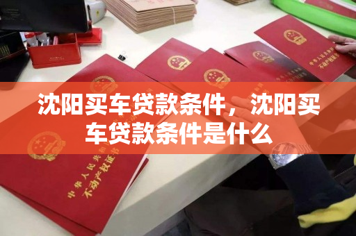 沈阳买车贷款条件，沈阳买车贷款条件是什么