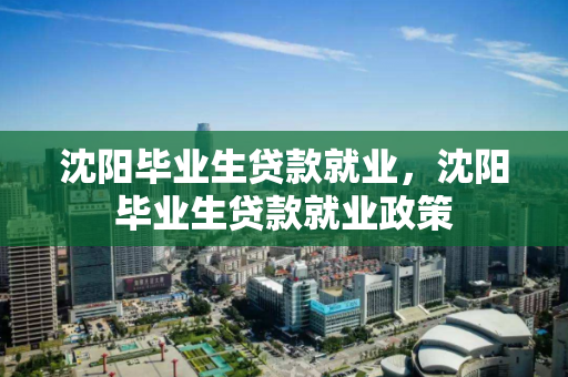 沈阳毕业生贷款就业，沈阳毕业生贷款就业政策