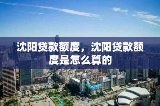 沈阳贷款额度,沈阳贷款额度是怎么算的 沈阳贷款额度,沈阳贷款额度是怎么算的