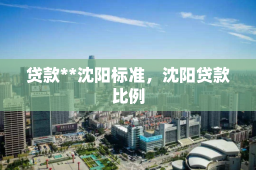 贷款**沈阳标准，沈阳贷款比例