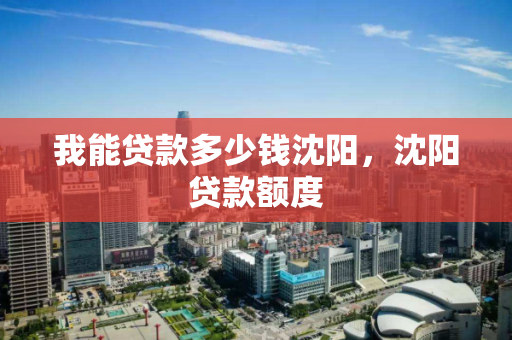 我能贷款多少钱沈阳，沈阳贷款额度