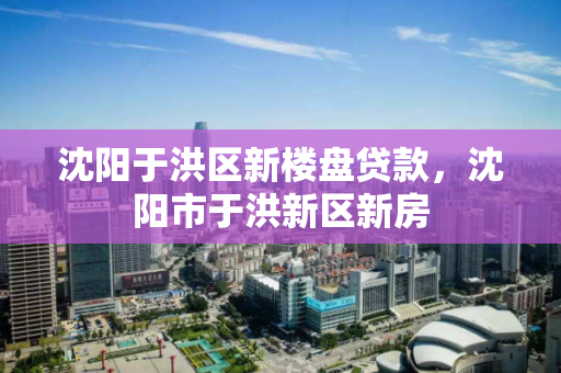 沈阳于洪区新楼盘贷款，沈阳市于洪新区新房