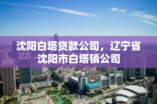 沈阳白塔贷款公司，辽宁省沈阳市白塔镇公司