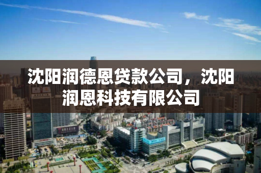 沈阳润德恩贷款公司，沈阳润恩科技有限公司