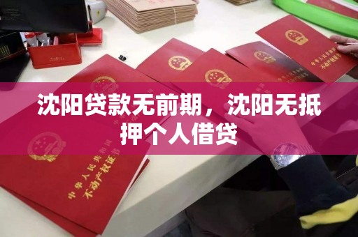 沈阳贷款无前期，沈阳无抵押个人借贷