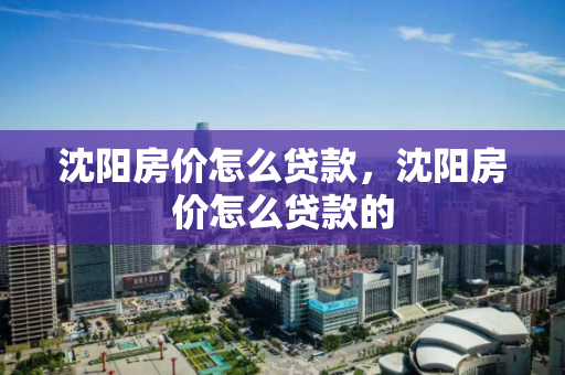 沈阳房价怎么贷款，沈阳房价怎么贷款的