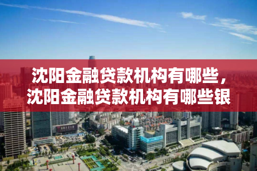 沈阳金融贷款机构有哪些，沈阳金融贷款机构有哪些银行