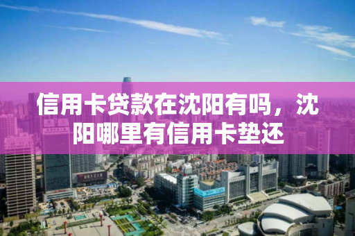 信用卡贷款在沈阳有吗,沈阳哪里有信用卡垫还 信用卡贷款在沈阳有吗,沈阳哪里有信用卡垫还