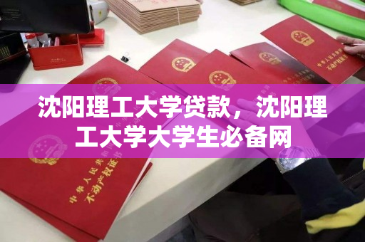 沈阳理工大学贷款，沈阳理工大学大学生必备网