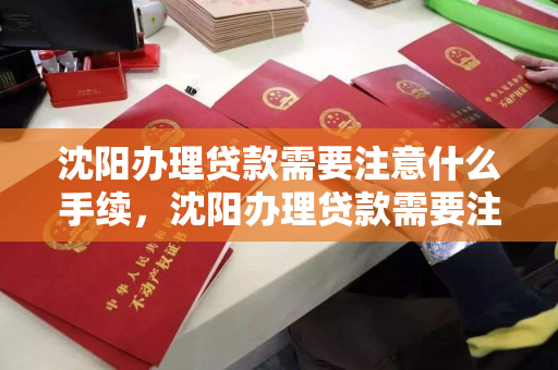 沈阳办理贷款需要注意什么手续，沈阳办理贷款需要注意什么手续和证件