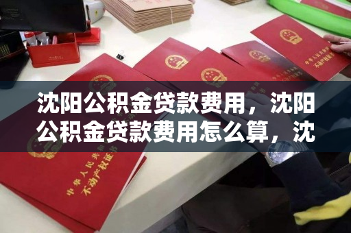 沈阳公积金贷款费用,沈阳公积金贷款费用怎么算,沈阳公积金贷款费用计算指南 沈阳公积金贷款费用,沈阳公积金贷款费用怎么算,沈阳公积金贷款费用计算指南
