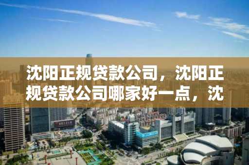 沈阳正规贷款公司，沈阳正规贷款公司哪家好一点，沈阳优质正规贷款公司推荐指南