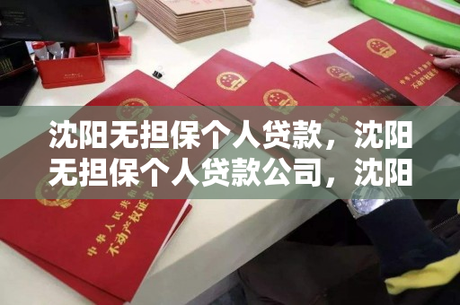 沈阳无担保个人贷款，沈阳无担保个人贷款公司，沈阳无担保个人贷款服务指南