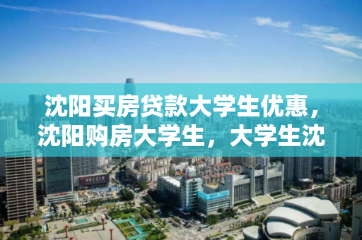 沈阳买房贷款大学生优惠，沈阳购房大学生，大学生沈阳购房贷款优惠政策解析