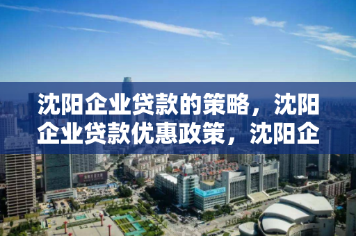 沈阳企业贷款的策略，沈阳企业贷款优惠政策，沈阳企业贷款，策略与优惠政策解析