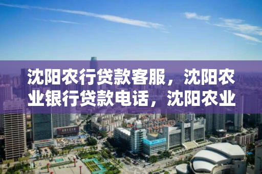 沈阳农行贷款客服，沈阳农业银行贷款电话，沈阳农业银行贷款服务热线及客服信息