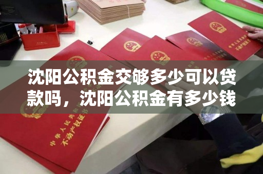 沈阳公积金交够多少可以贷款吗，沈阳公积金有多少钱才可以贷款买房，沈阳公积金贷款条件及所需最低金额