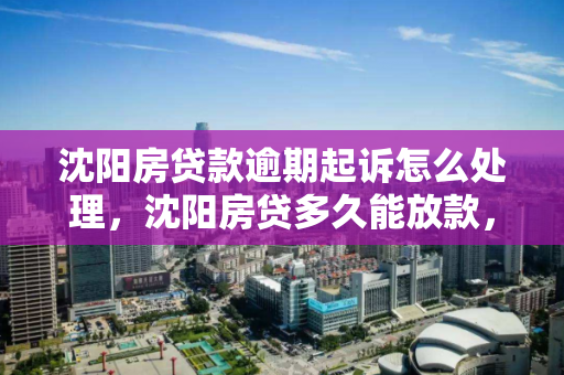 沈阳房贷款逾期起诉怎么处理，沈阳房贷多久能放款，沈阳房贷逾期与放款流程解析